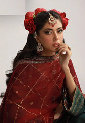 Asim Jofa 3 Piece Unstitched Embroidered Silk Suit - AJULO-12