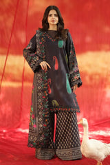 Charizma 3 Pc Unstitched Embroidered Linen Suit ANW6-10