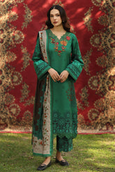 Charizma 3 Pc Stitched Embroidered Printed Staple Suit - ANW6-14