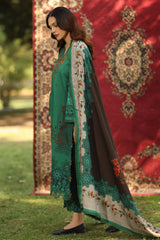 Charizma 3 Pc Stitched Embroidered Printed Staple Suit - ANW6-14