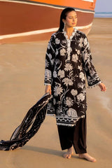 Gul Ahmed 3 Piece Unstitched Printed Lawn Suit B-52004