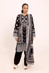 Gul Ahmed 3 Piece Unstitched Embroidered Printed Lawn Suit B-52016