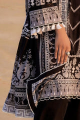 Gul Ahmed 3 Piece Unstitched Embroidered Printed Lawn Suit B-52016