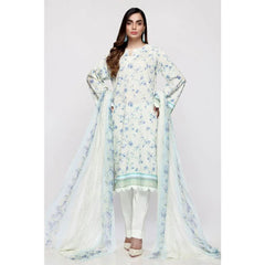 Embroidered Lawn Unstitched 3 Piece Suit BCT-19