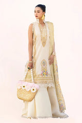 Gul Ahmed 3 Piece Unstitched Printed Lawn Suit with Embroidered Chiffon Dupatta BCT-52013