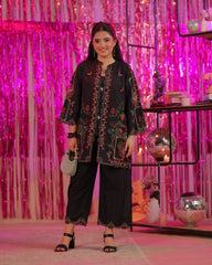 Dhaga 2 Piece Ready to Wear Intricate Cutwork Suit - Bussin