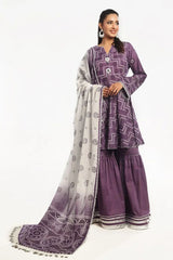 Gul Ahmed 3 Piece Unstitched Printed Lawn Suit CL-52170 B