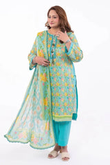 Gul Ahmed 3 Piece Unstitched Printed Lawn Suit CL-52417