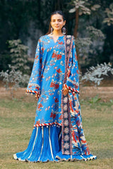 Gul Ahmed 3 Piece Unstitched Printed Lawn Suit CL-52424