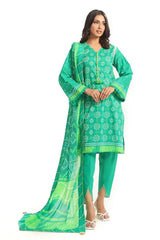 Gul Ahmed 3 Piece Unstitched Printed Lawn Suit CL-52445 A