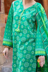 Gul Ahmed 3 Piece Unstitched Printed Lawn Suit CL-52445 A