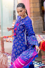 Gul Ahmed 3 Piece Unstitched Printed Lawn Suit CL-52445 B