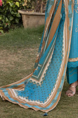 Gul Ahmed 3 Piece Unstitched Printed Lawn Suit CL-52668