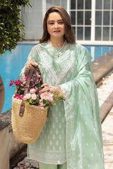 Gul Ahmed 3 Piece Unstitched Lacquer Printed Lawn Suit CL-52678