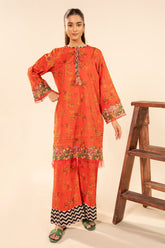 Charizma 3 Pc Stitched Embroidered cotton Suit - CPM-5-090Z