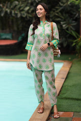 Charizma 2 Pc Stitched Printed Cotton Suit - CPM-5-114Z