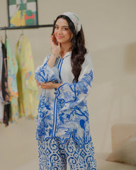 Dhaga 2 Piece Ready to Wear Intricate Cutwork Suit - Coffee Cutie