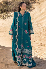 Gul Ahmed 3 Piece Unstitched Embroidered Lawn Suit with Embroidered Denting Lawn Dupatta DN-52010