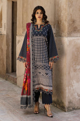 Charizma 3 Pc Stitched Embroidered Staple Suit - DSCW5-01