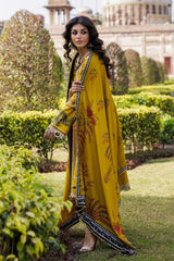 Charizma 3 Pc Stitched Embroidered Staple Suit - DSCW5-24