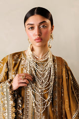 Baroque 3 Piece Unstitched Embroidered Lawn Suit - EL26-D07
