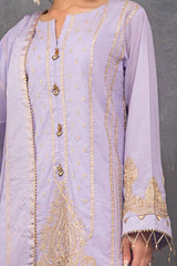 Gul Ahmed 3 PC Unstitched Embroidered Lawn Suit with Jacquard Dupatta FE-12124