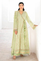 Gul Ahmed 3 Piece Unstitched Embroidered Swiss Voile Suit with Embroidered Chiffon Dupatta FE-52166