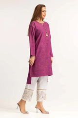 Gul Ahmed 01 Piece Stitched Dyed Jacquard Embellished Shirt GLW-23-47