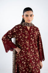 Gul Ahmed 3 Piece Ready to Wear Printed with Embroidered Lawn Suit - IUSTKSD-2311