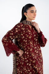 Gul Ahmed 3 Piece Ready to Wear Printed with Embroidered Lawn Suit - IUSTKSD-2311