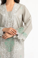 Gul Ahmed 3 Piece Ready to Wear Embroidered Lawn Suit - IUSTKSD-2334