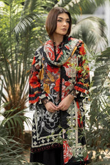 Gul Ahmed 3 Piece Unstitched Mehsuri Stripe Khaddar Suit K-52021
