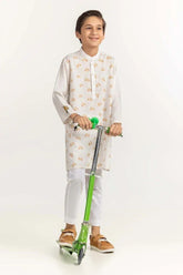Gul Ahmed 1 PC White Styling Kurta KR-KSTY24-004