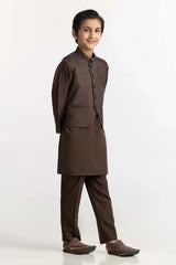 Gul Ahmed 1 PC Brown Styling Waist Coat KWC-PD24-001