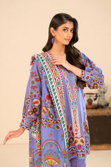 Gul Ahmed 3 Piece Unstitched Printed Khaddar Suit With Dupatta SD-52259