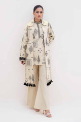 Gul Ahmed 2PC Unstitched Embroidered Khaddar Suit TK-42002