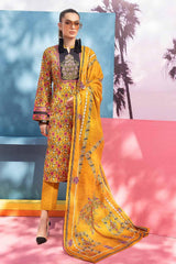 Gul Ahmed 2PC Embroidered Printed Lawn Unstitched Suit TL-32081
