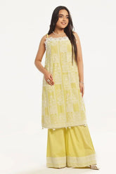 Gul Ahmed 2 Piece Unstitched Embroidered Lawn Shirt with Dyed Trouser TL-52088