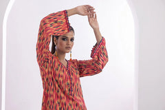 Gul Ahmed 2PC Unstitched Printed Cotail Shirt Printed Cotail Trouser WNST-32051