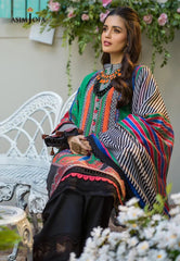 Asim Jofa 2 Piece Printed Suit - AJPR-21 VIRIDIAN GREEN