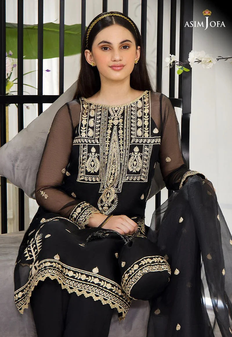 Asim Jofa 3 Piece Stitched Teens Festive Suit - AJTF-06