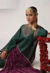 Asim Jofa 3 Piece Unstitched Embroidered Silk Suit - AJULO-06