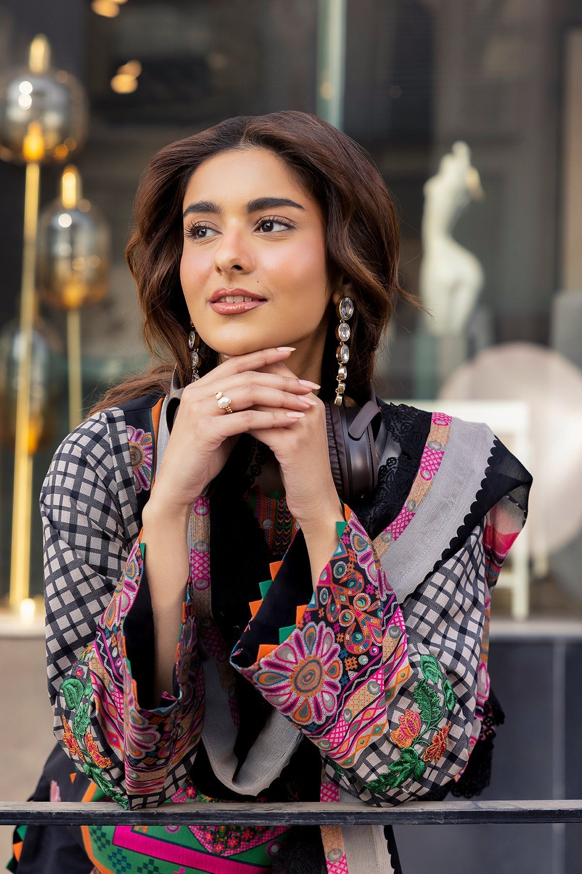 Charizma 3 Pc Unstitched Embroidered Lawn Suit - AN6-04