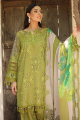 Charizma 3 Pc Unstitched Embroidered Lawn Suit - AN6-08