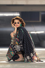 Charizma 3 Pc Unstitched Embroidered Lawn Suit - AN6-09