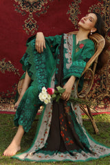 Charizma 3 Pc Stitched Embroidered Printed Staple Suit - ANW6-14