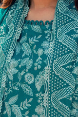 Gul Ahmed 3 Piece Unstitched Embroidered Acrylic Suit with Embroidered Acrylic Dupatta AP-42010