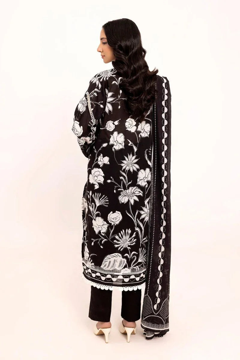 Gul Ahmed 3 Piece Unstitched Printed Lawn Suit B-52004