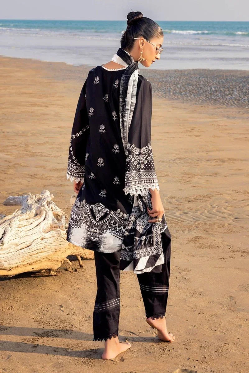 Gul Ahmed 3 Piece Unstitched Printed Lawn Suit B-52009