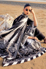 Gul Ahmed 3 Piece Unstitched Printed Lawn Suit B-52009